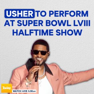 Usher to perform during Super Bowl LVIII Halftime Show 